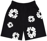 Denim Tears Cotton Wreath Shorts 'Black'