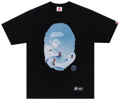 BAPE x Coca-Cola Photo Ape Head Tee - Black