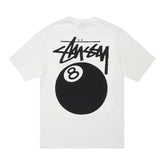 Stussy 8 Ball Tee - White