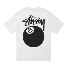 Stussy 8 Ball Tee - White