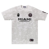 Bape x Inter Miami Camo Tee - White