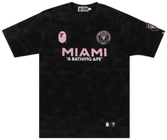 Bape x Inter Miami Camo Tee - Black