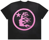 Hellstar Classic Tee 'Black/Pink'