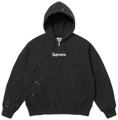 Supreme x MM6 Maison Margiela Box Logo Zip - BLACK