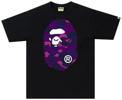 Bape ABC Purple/Black Camo Tee - Black