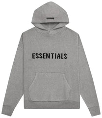 Fear of God Essentials Knit Hoodie 'Heather Oatmeal'