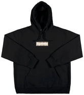 Supreme x Burberry Box Logo Hoodie 'Black'