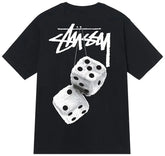 Stussy Fuzzy Dice Tee - Black