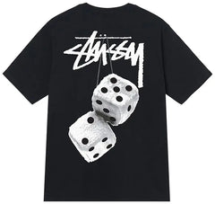 Stussy Fuzzy Dice Tee - Black