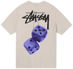 Stussy Fuzzy Dice Tee - Smoke