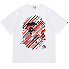 BAPE x Gran Turismo Ape Head Tee - White
