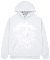 Sp5der OG Web Hoodie 'Heather Grey'