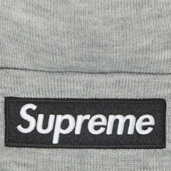 Supreme x New Era Box Logo Beanie 'Heather Grey'