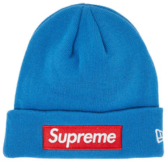 Supreme x New Era Box Logo Beanie 'Blue'