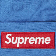 Supreme x New Era Box Logo Beanie 'Blue'