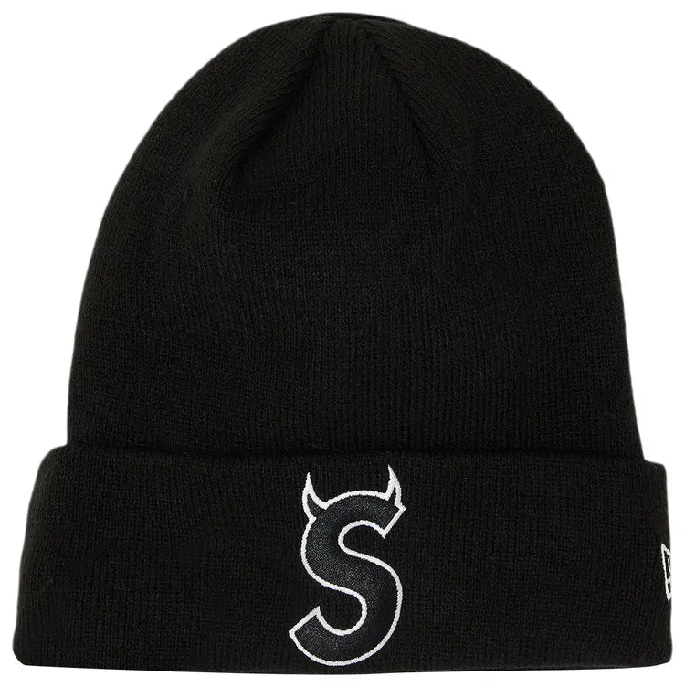 Supreme x New Era S Logo Beanie 'Black'