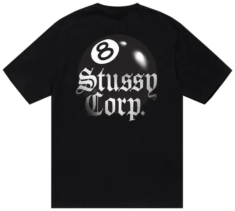 Stussy 8 Ball Corp Tee - Black