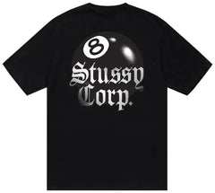 Stussy 8 Ball Corp Tee - Black