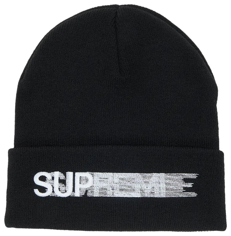 Supreme Motion Logo Beanie 'Black'