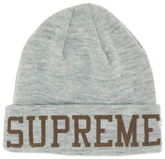 Supreme New Era Varsity Beanie 'Heather Grey'