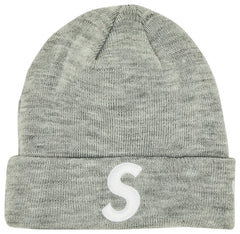 Supreme x New Era S Logo Beanie 'Heather Grey'