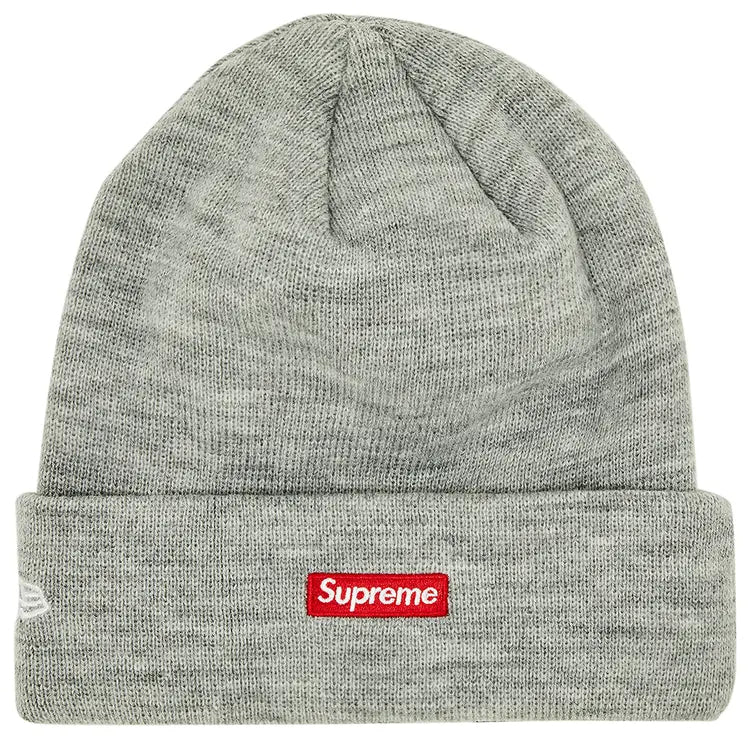 Supreme x New Era S Logo Beanie 'Heather Grey'