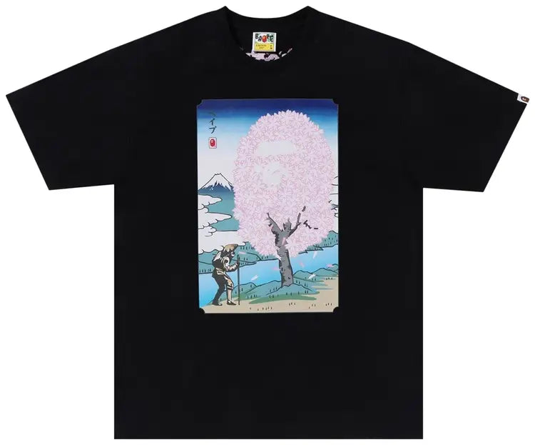 BAPE Sakura Tee - Black