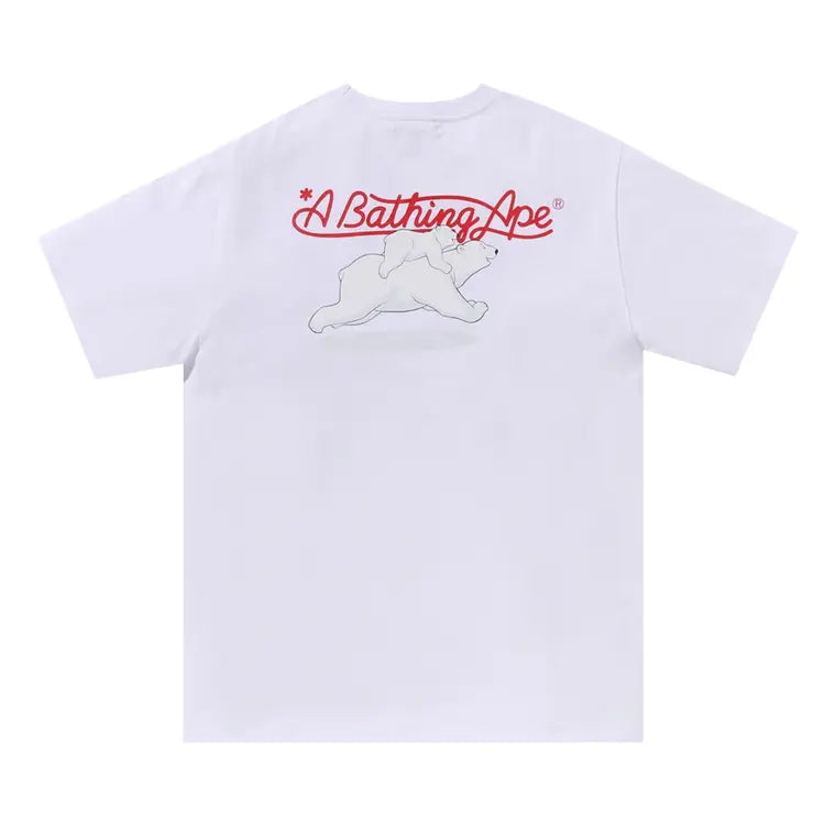BAPE x Coca-Cola Photo Ape Head Tee - White