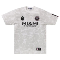 Bape x Inter Miami Camo Tee - White