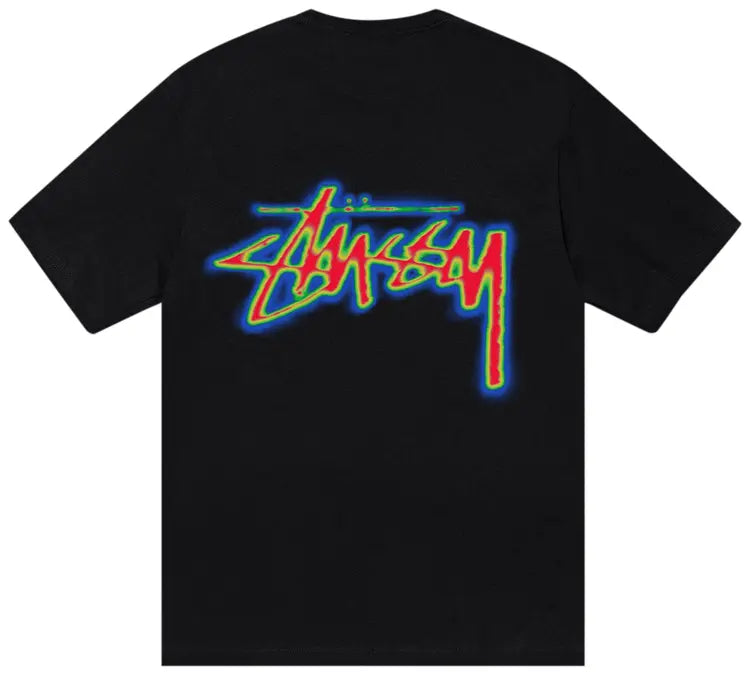 Stussy Thermal Tee - Black