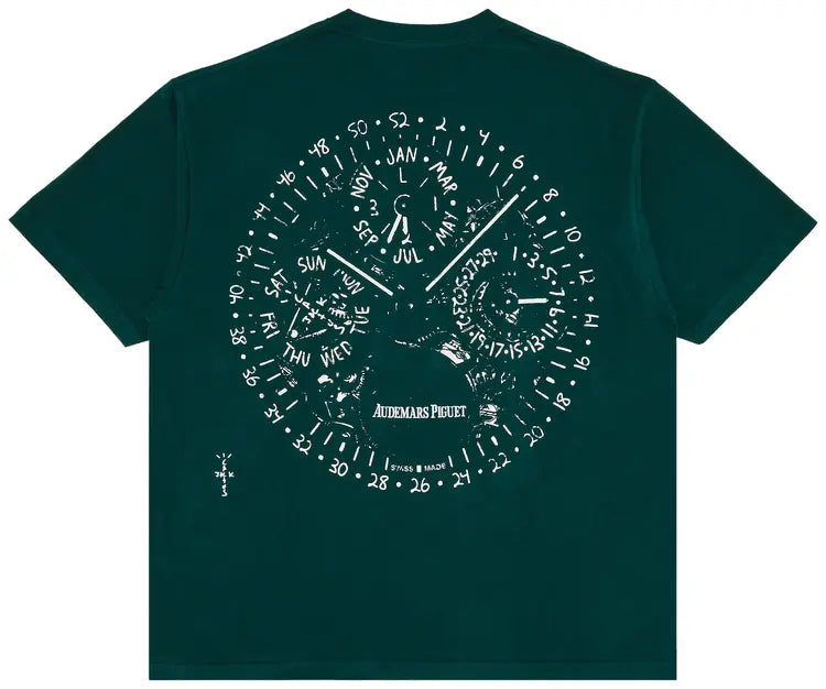 Travis Scott x Audemars Piguet Watch Face Tee 'Green'