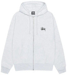 Stussy Basic Zip Up - Grey