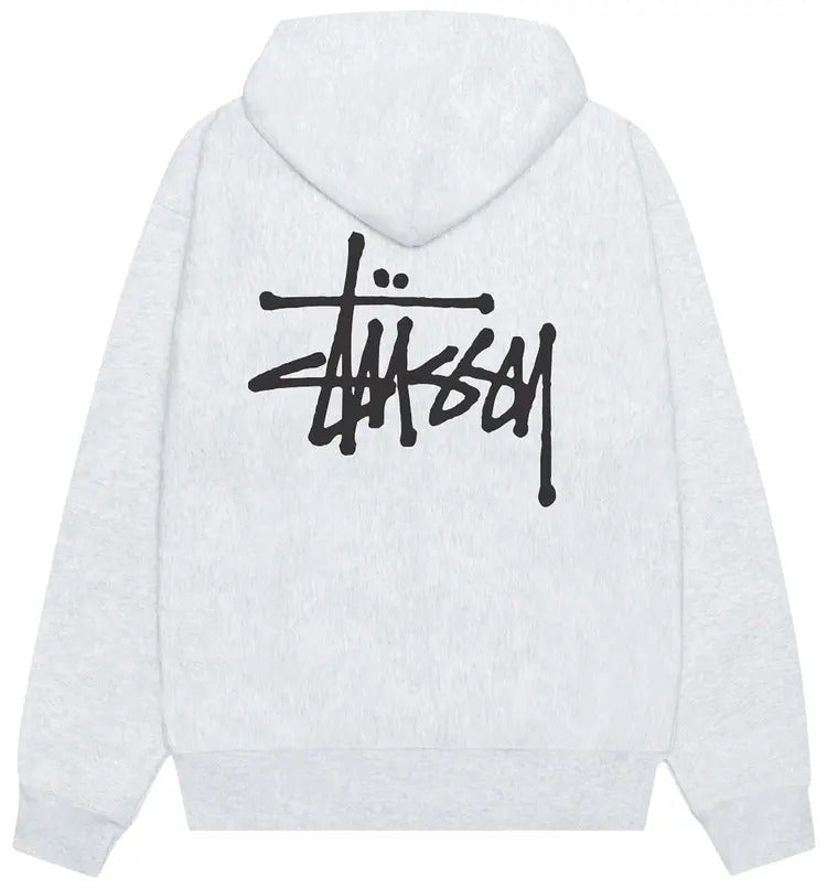 Stussy Basic Zip Up - Grey