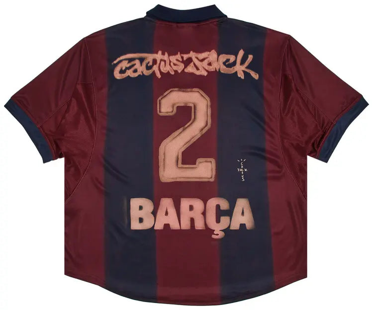 Nike FC Barcelona x Cactus Jack Travis Scott Jersey