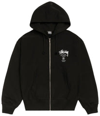 Stussy World Tour Zip Hoodie - Black