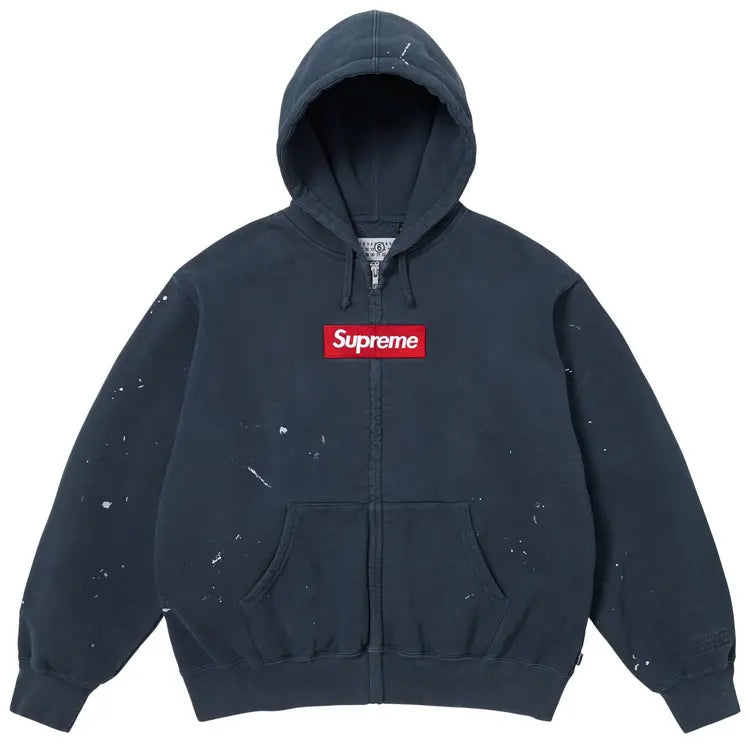Supreme x MM6 Maison Margiela Box Logo Zip - NAVY