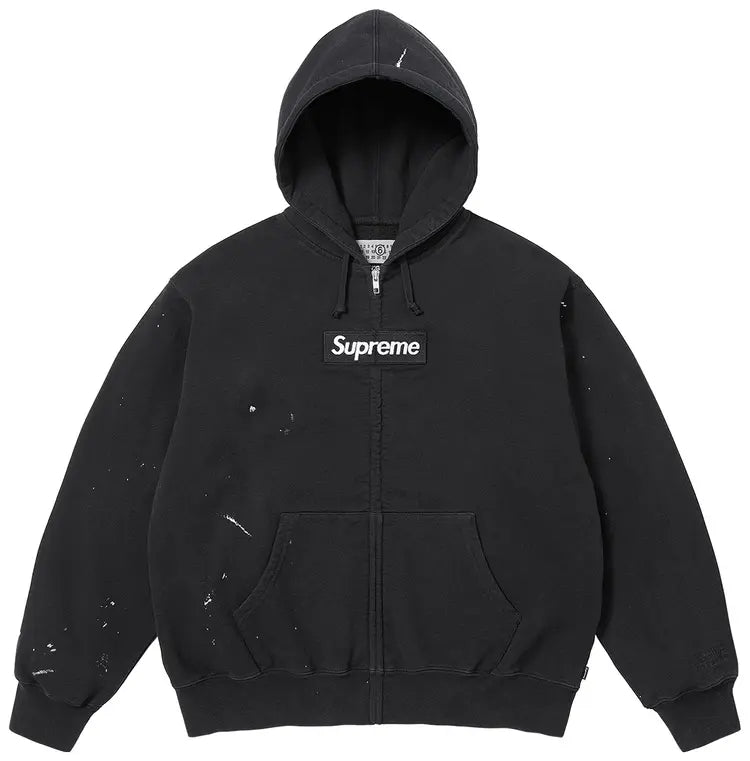 Supreme x MM6 Maison Margiela Box Logo Zip - BLACK