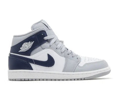 Air Jordan 1 Mid 'Wolf Grey Midnight Navy'