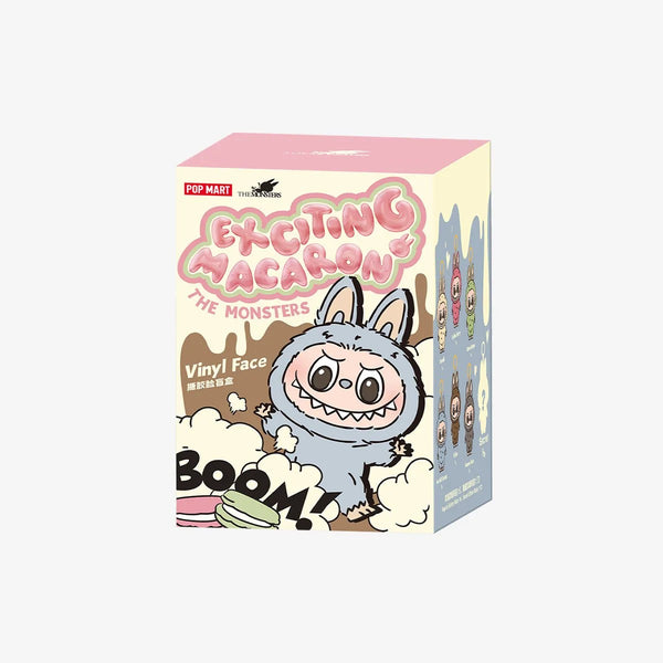 POP MART Exciting Macaron LABUBUラブブ THE MONSTERS - Tasty Macarons Vinyl Face Blind Box | Blind