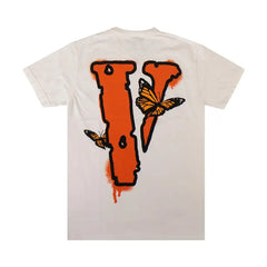 Vlone x Juice WRLD Butterfly Tee - White