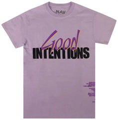 Vlone x Nav Doves Tee - Purple/Purple
