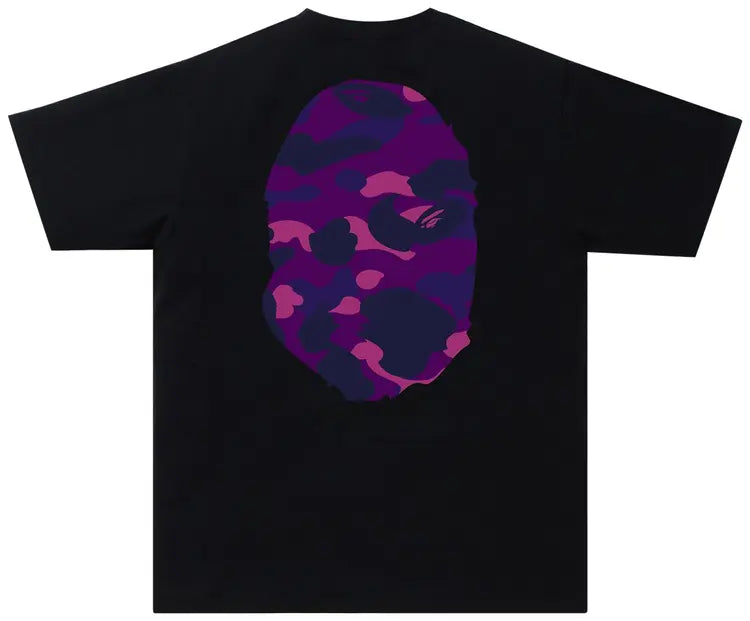 Bape ABC Purple/Black Camo Tee - Black