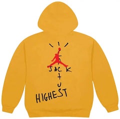 Travis Scott Cactus Jack x Air Jordan Highest Hoodie 'Gold'