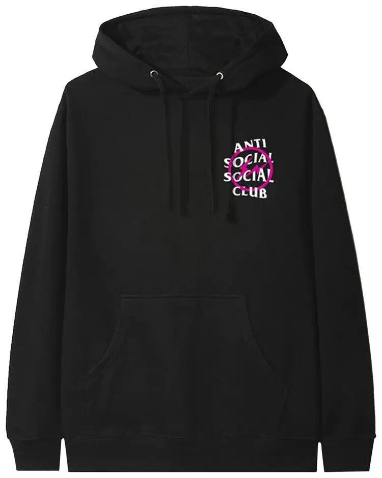 Anti Social Social Club x Pink Fragment Hoodie - Black