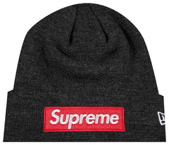 Supreme x New Era Box Logo Beanie 'Charcoal'
