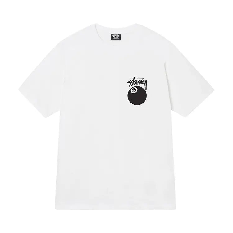 Stussy 8 Ball Tee - White