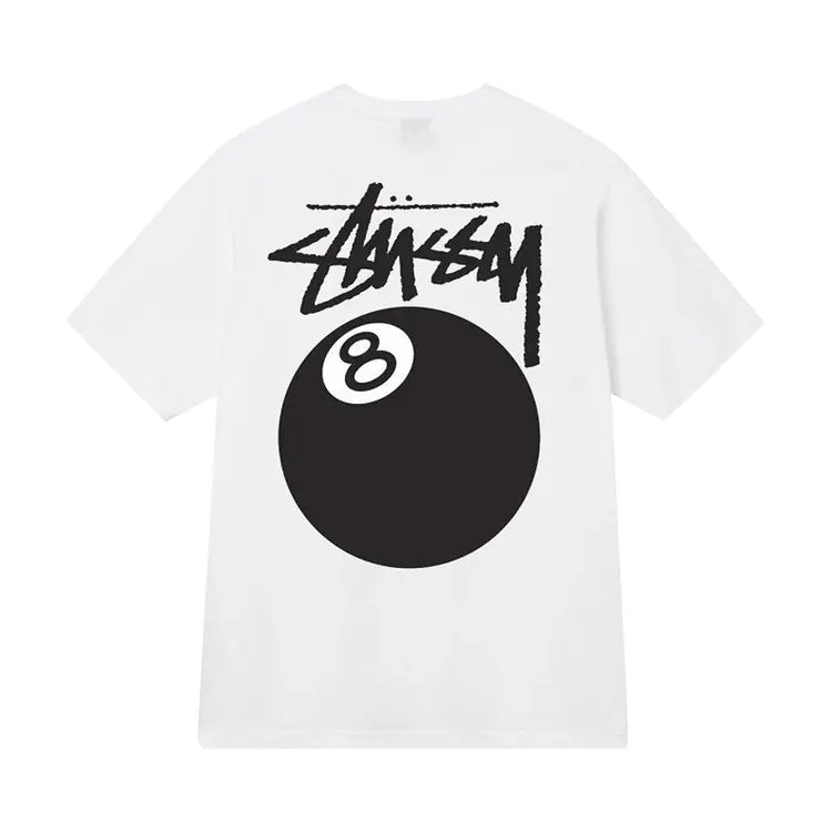 Stussy 8 Ball Tee - White