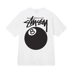 Stussy 8 Ball Tee - White
