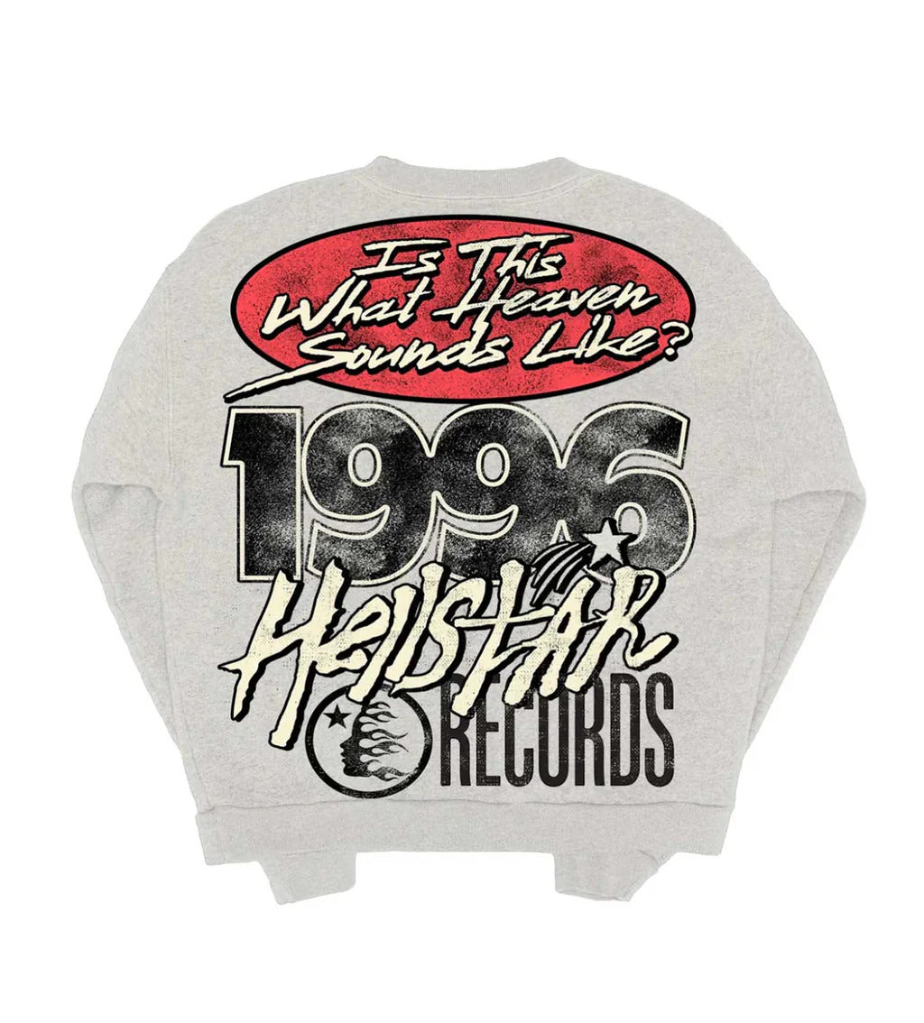 Hellstar Studios Records Crewneck 'Heather Grey'