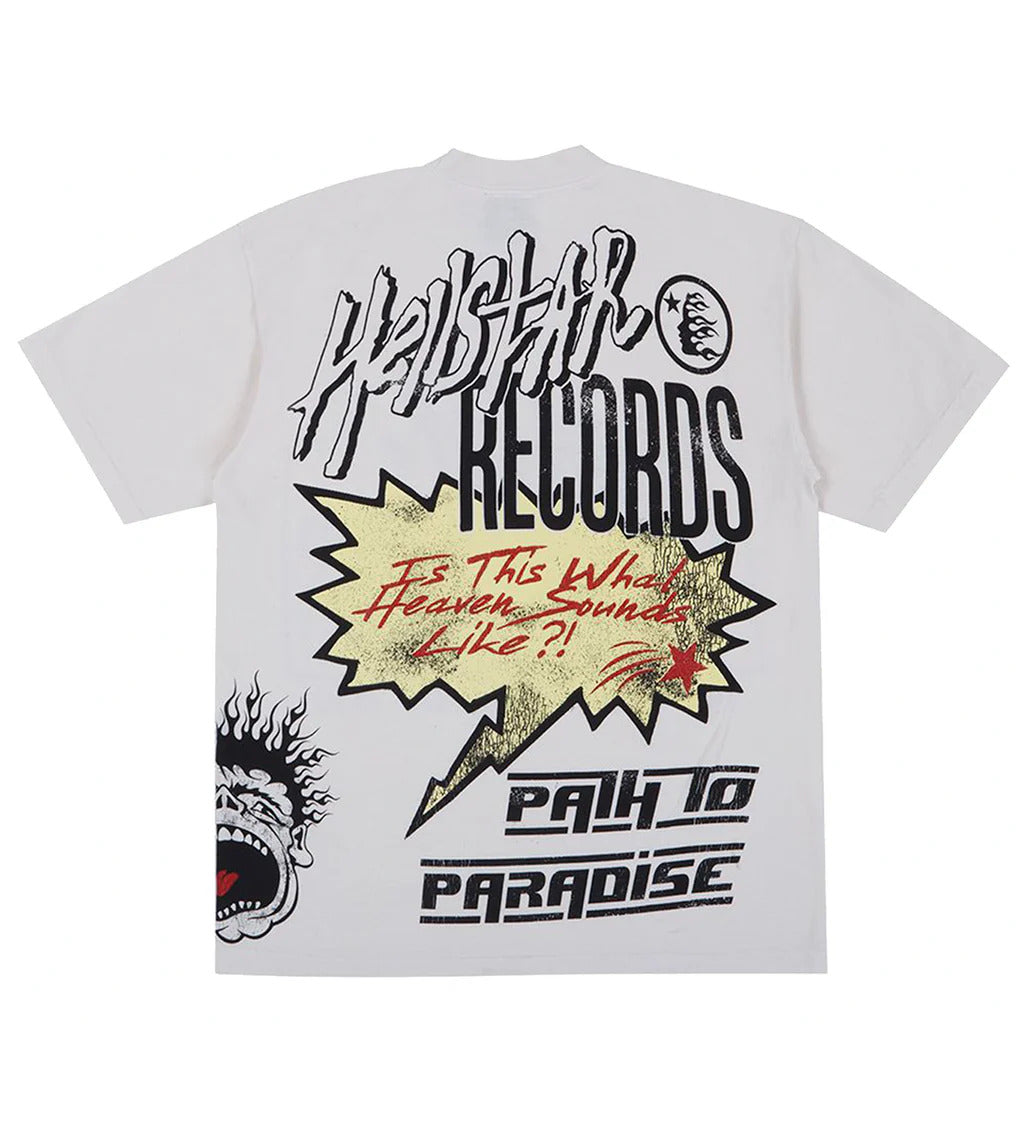 Hellstar Studios Records Tee 'Cream'